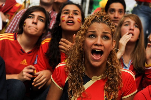 Spanish Female fans.